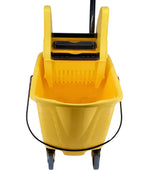 27L Mop Bucket with Down Press Wringer - Yellow