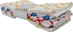 Microfibre - Multi-Purpose Cloth - 4-Pack - White Base - 40x60cm
