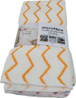 Microfibre - Multi-Purpose Cloth - 4-Pack - White Base - 40x60cm