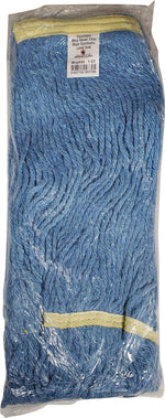 24oz Blue Synthetic Loop-End Mop Head - 3052B
