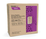 Cascades PRO Select® 1/8 Fold Dinner Napkin - Natural 12x250 Sheets