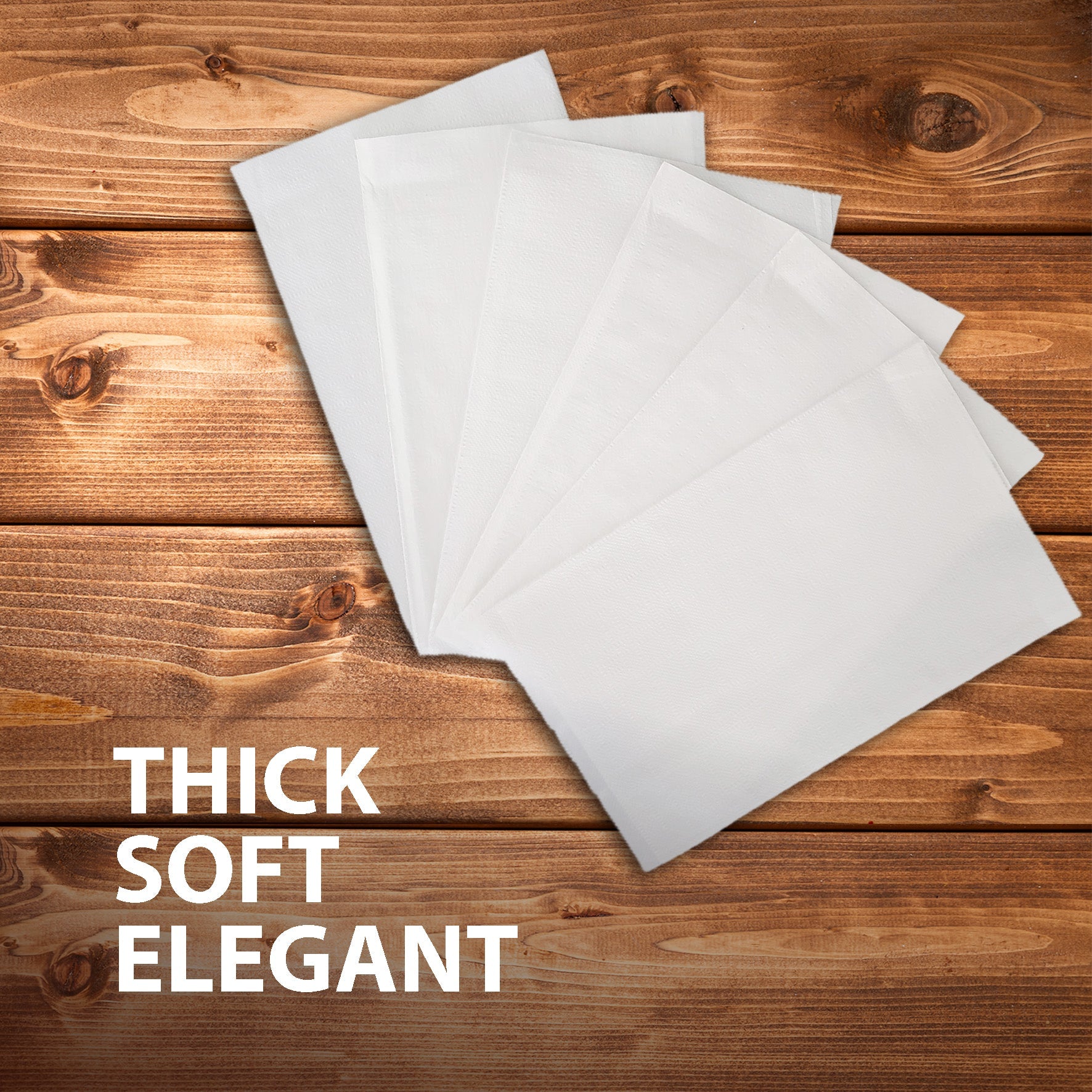 1 Ply Interfold Napkins 1/4 Fold - White - INAP01 — image 6