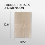 1 Ply Interfold Napkins 1/4 Fold - Kraft - INAP01K