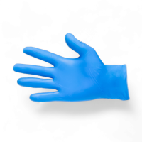 Inteplast Nitrile Gloves, Blue 4 mil, Box of 100