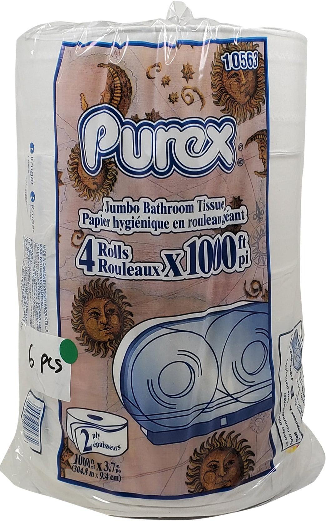 2 Ply Bath Tissue Roll - Jrt - Poly Pack -1000 Ft.