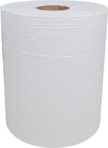 White Paper Roll Towel - 600' - HWT600W