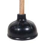 Pro-Fix/Spartano - Rubber Toilet Plunger with Wooden Handle