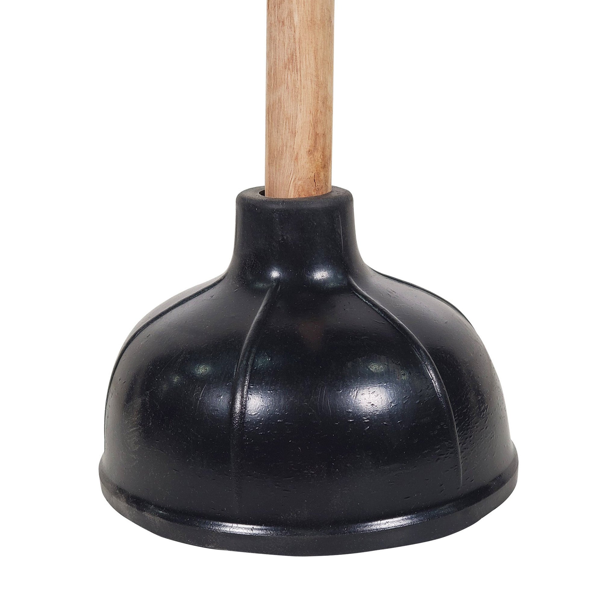 Pro-Fix/Spartano - Rubber Toilet Plunger with Wooden Handle — image 1