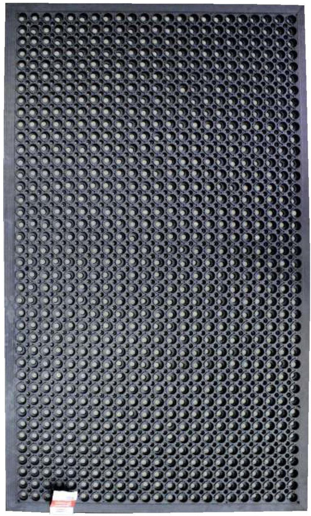 Black Rubber Anti-Fatigue Mat - 36"x60" — image 8