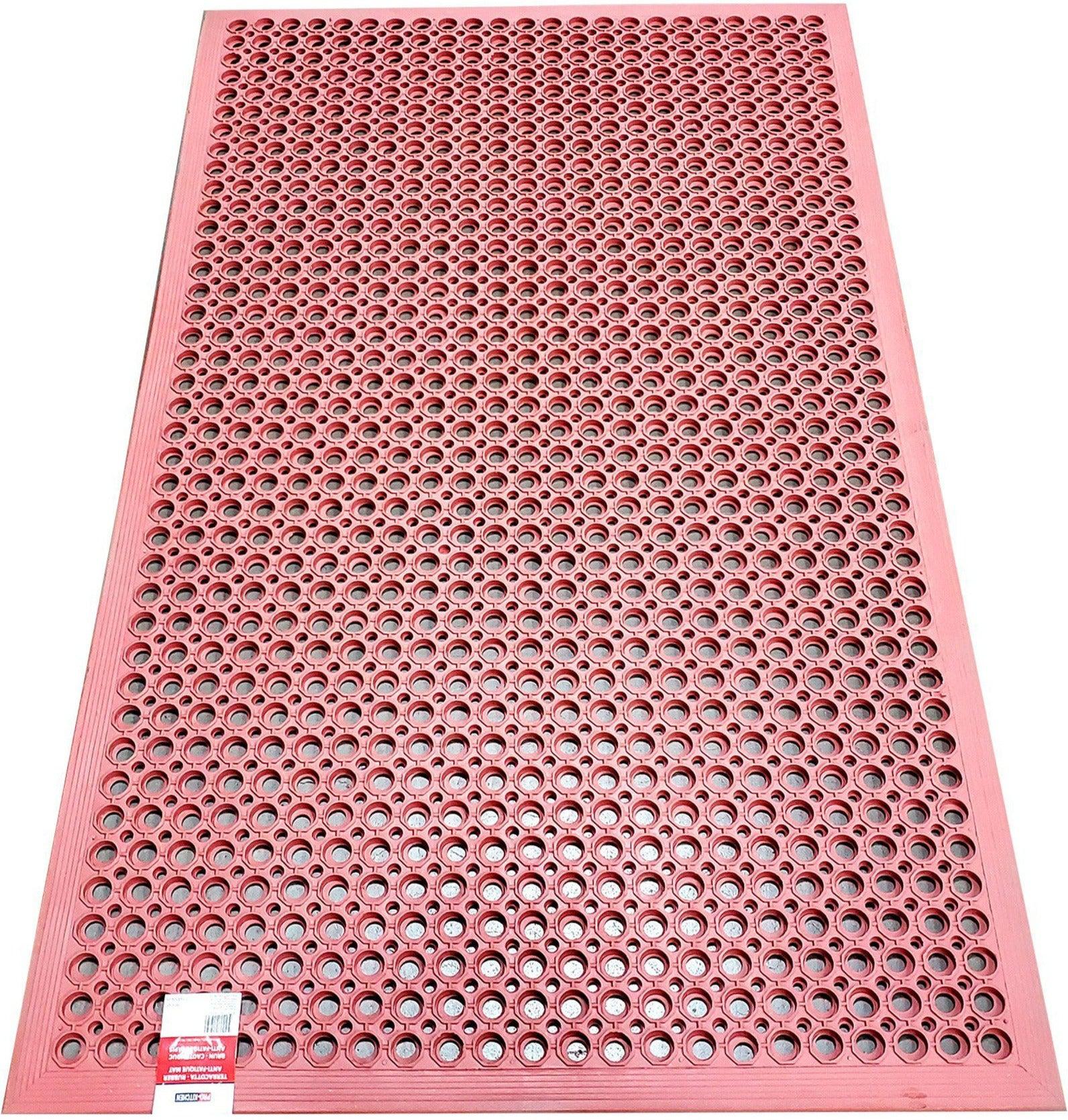 Red Rubber - Terracotta Anti-Fatigue Mat - 36"x60" — image 1