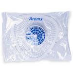 Urinal Screen with (Non-Para) Block - White/Blue 7