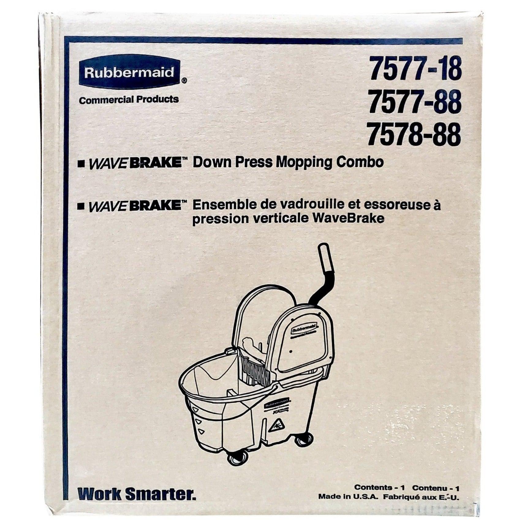 Wavebreak - 35qt Down Press Mop Bucket Wringer - Ru7577 — image 9