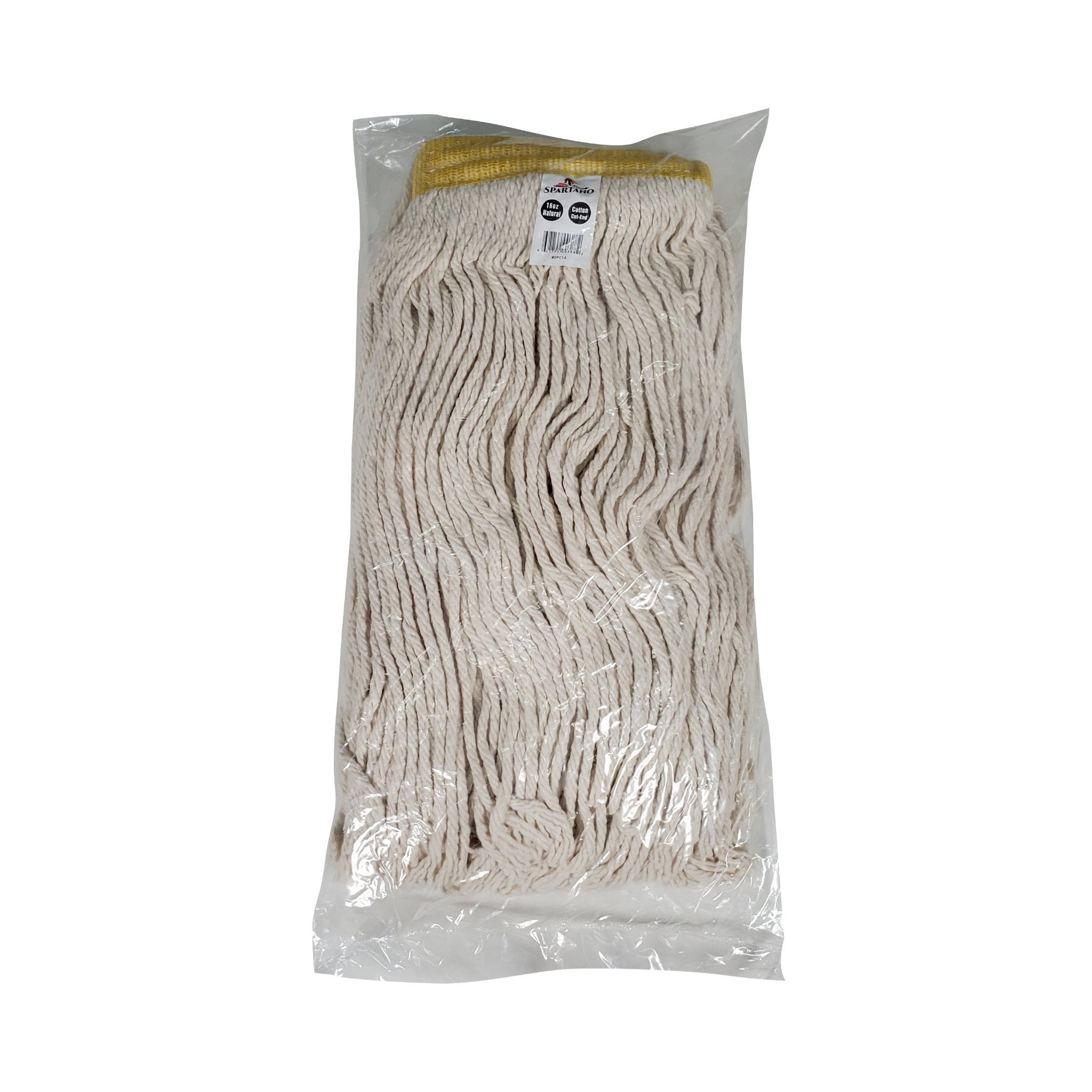 16oz Natural Cotton Cut-End Mop Head — image 3