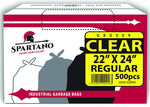 Garbage Bags - Regular - Clear - 22