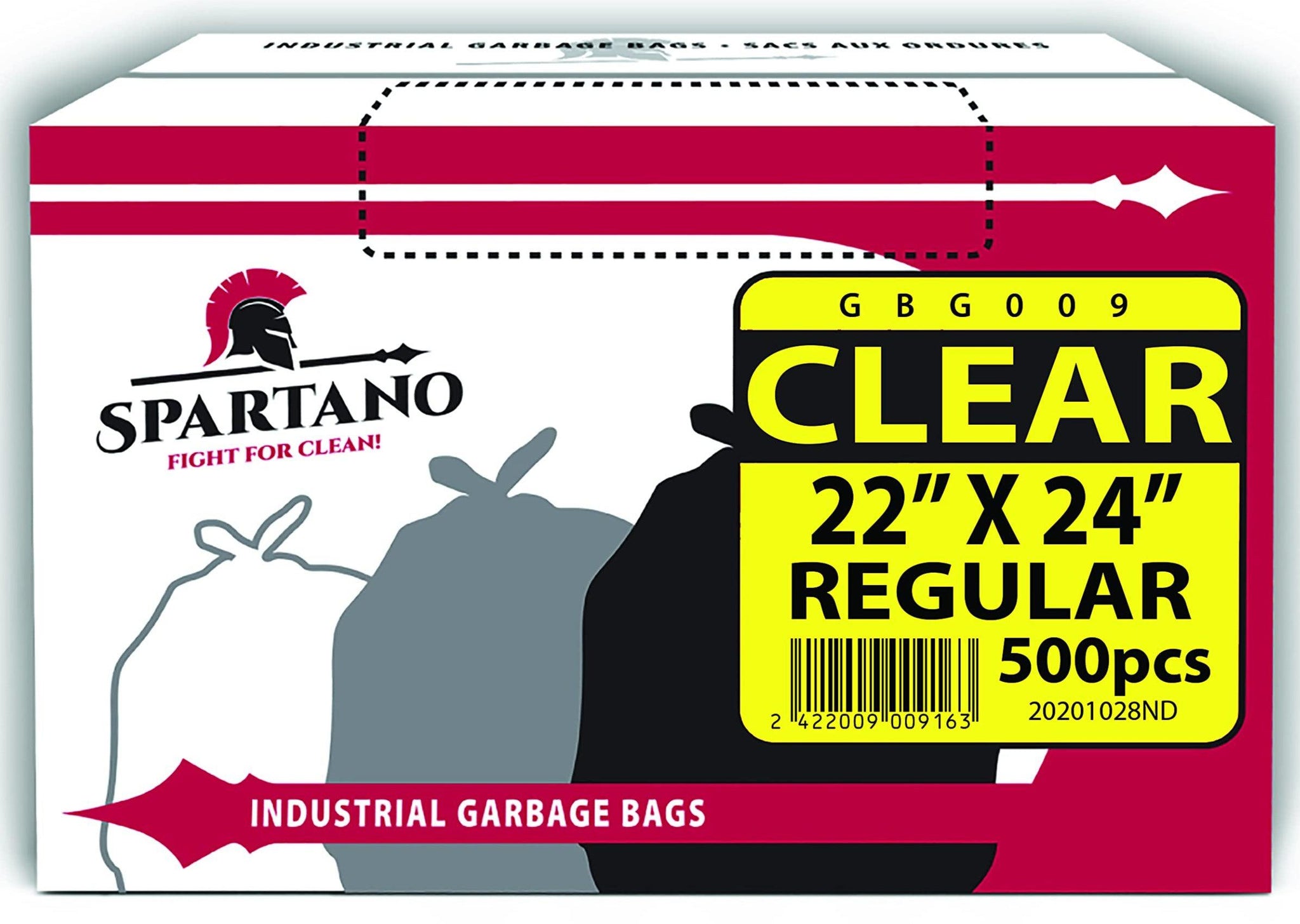 Garbage Bags - Regular - Clear - 22" x 24" — image 3