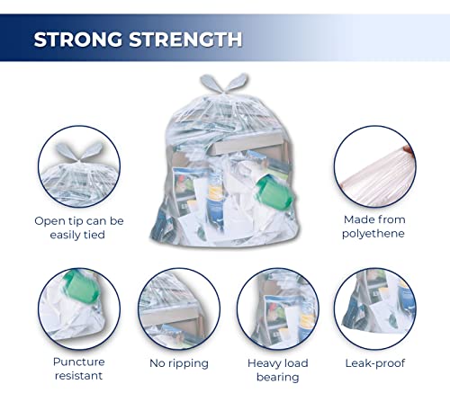 Garbage Bags - Strong - Clear - 35" x 47" — image 8