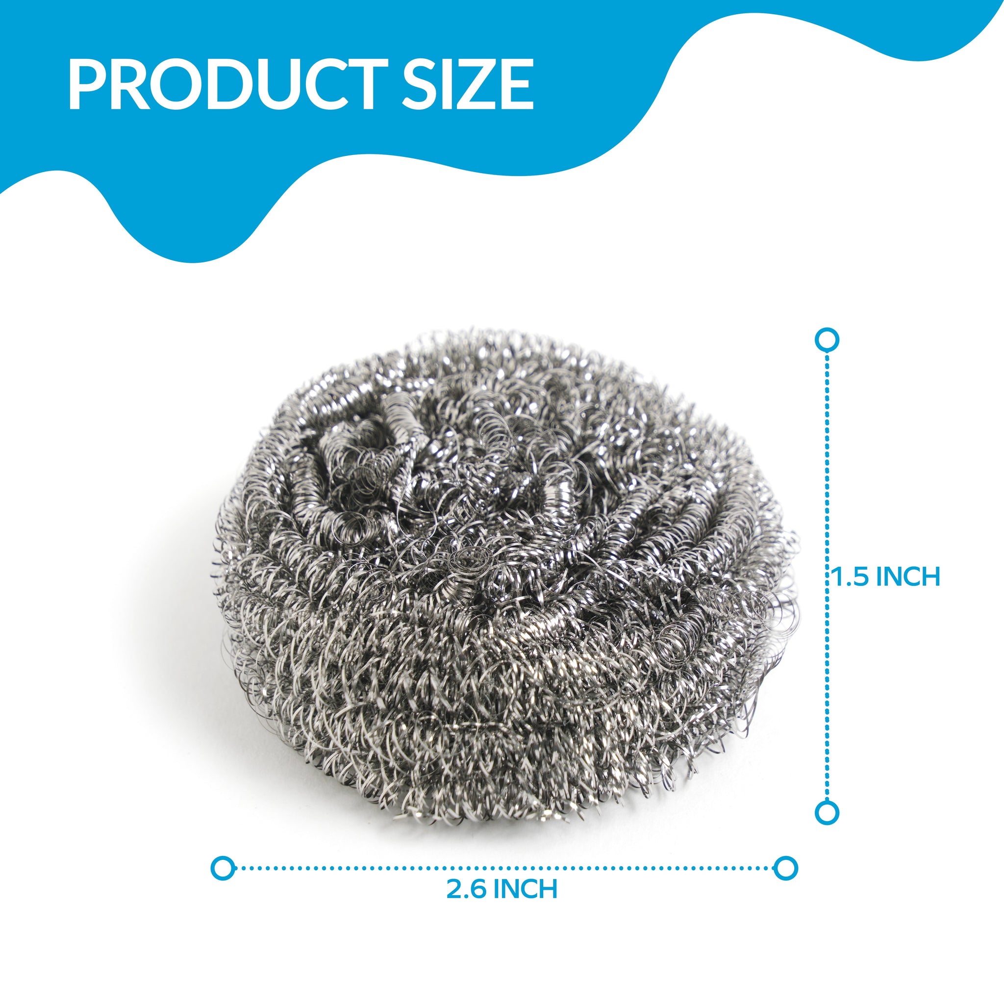 50g Steel Wool Scrubber — image 2