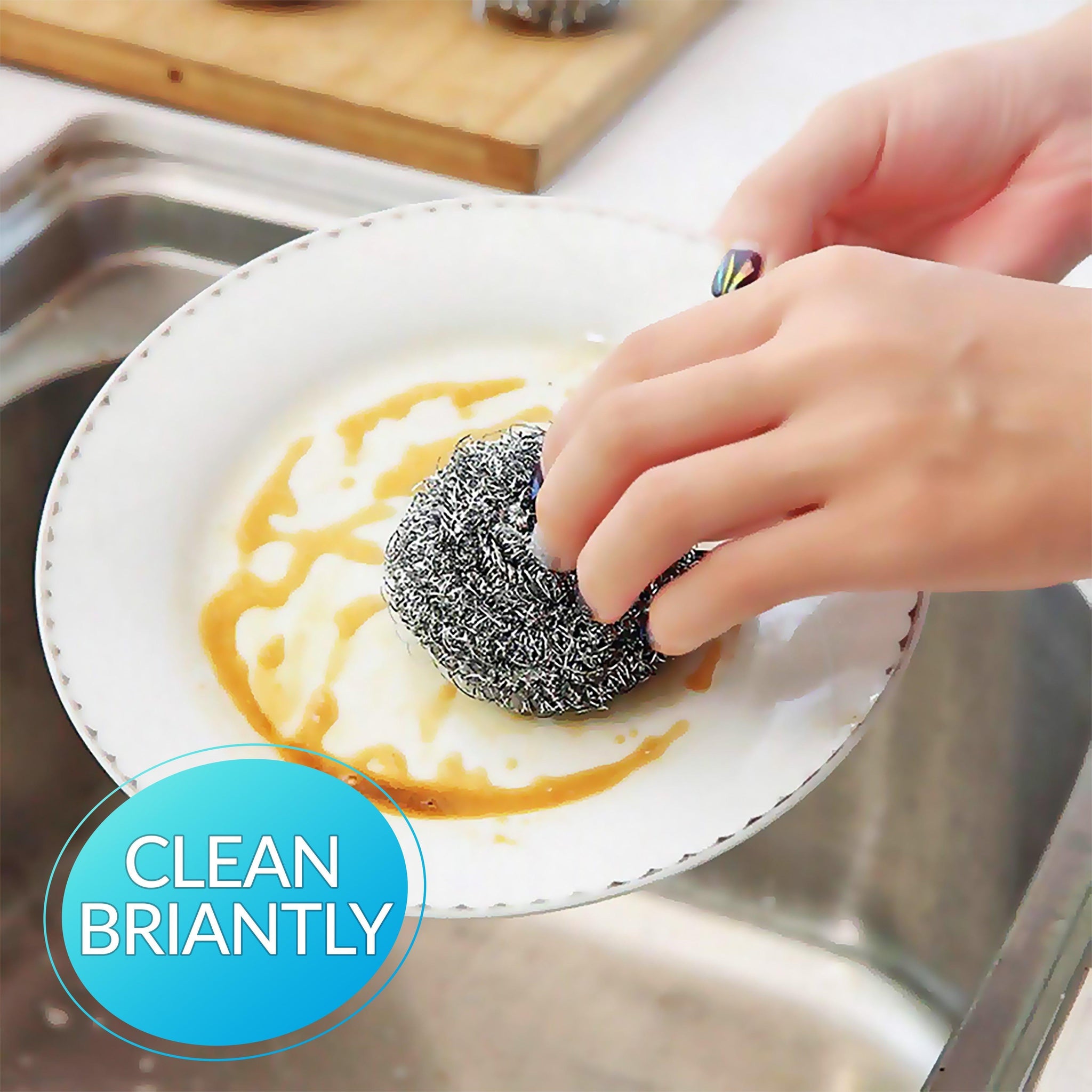 50g Steel Wool Scrubber — image 3