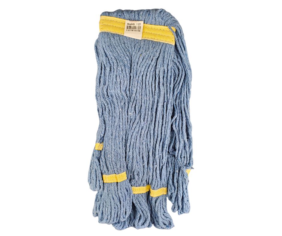 24oz Blue Synthetic Loop-End Mop Head - 3052B — image 2