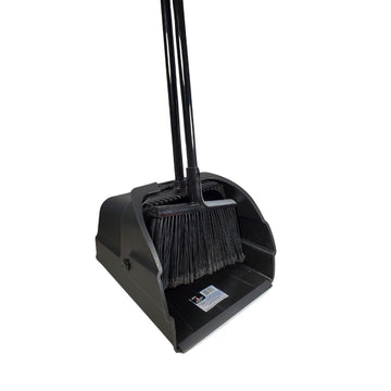Heavy Duty Dustpan with Large Broom Set - 4915