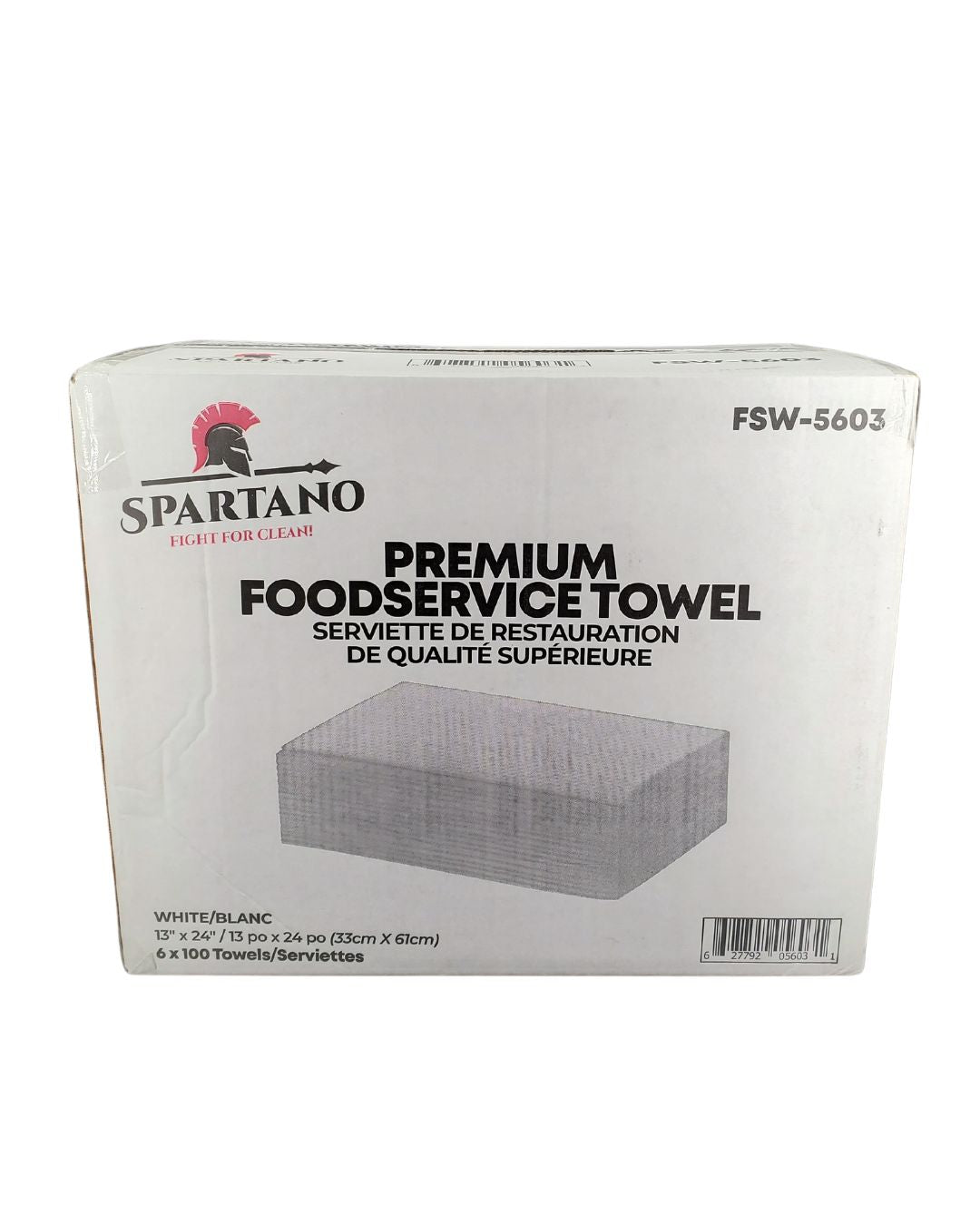 13"x24" Premium Foodservice Towel - White — image 3