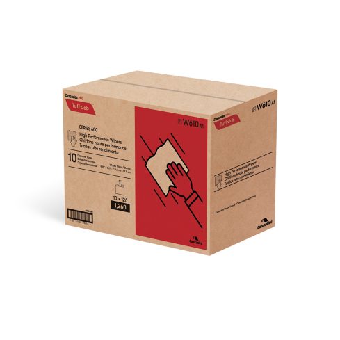 Cascades PRO Tuff-Job® High Performance Pop-Up Wipers - White 10x126 Sheets — image 3