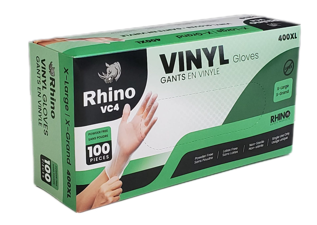 Clear Vinyl Gloves - Extra Large - 400XL