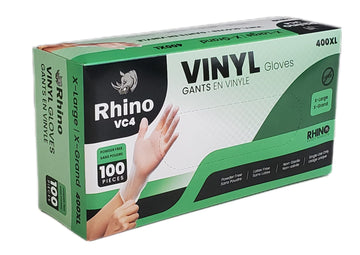 Clear Vinyl Gloves - Extra Large - 400XL