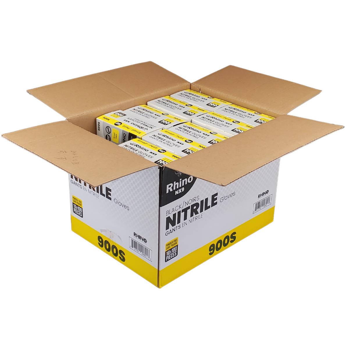 Black Nitrile Gloves - Pf - Small - 900S — image 2
