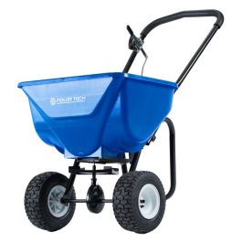 High-Output Walk-Behind Ice Melt Spreader — 50 lb Hopper