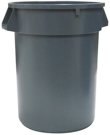 Round Container, Grey 10 gal