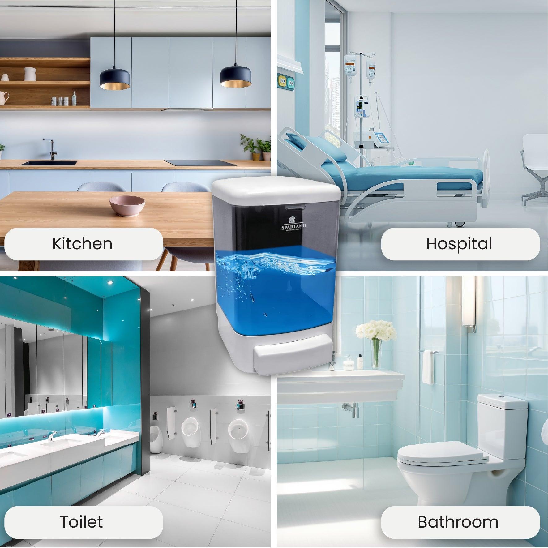 Manual Soap Dispenser - White - Z1000 — image 2