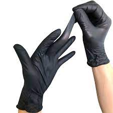 Nitrile Gloves Exam - Black - Medium — image 3