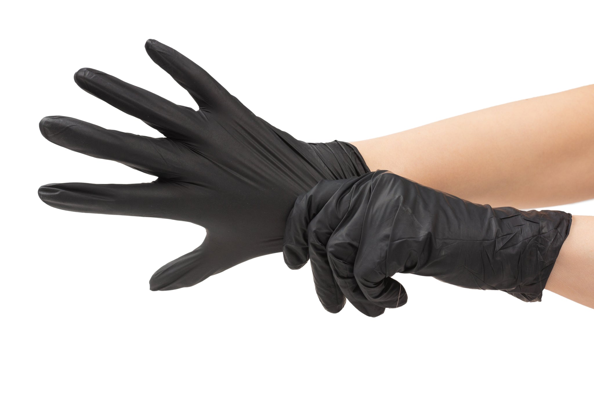 Nitrile Gloves Exam - Black - X-Large — image 2