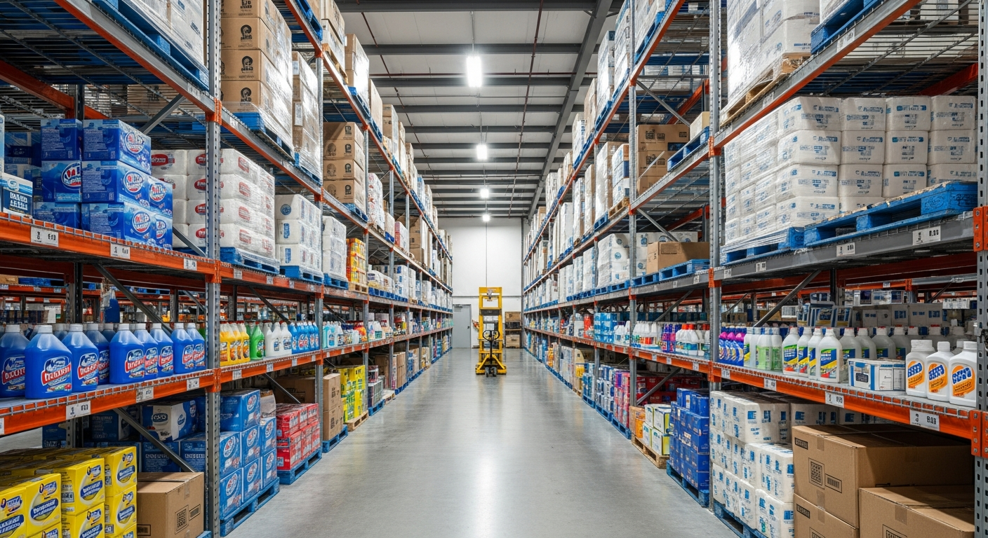 Clean Care Supply warehouse
